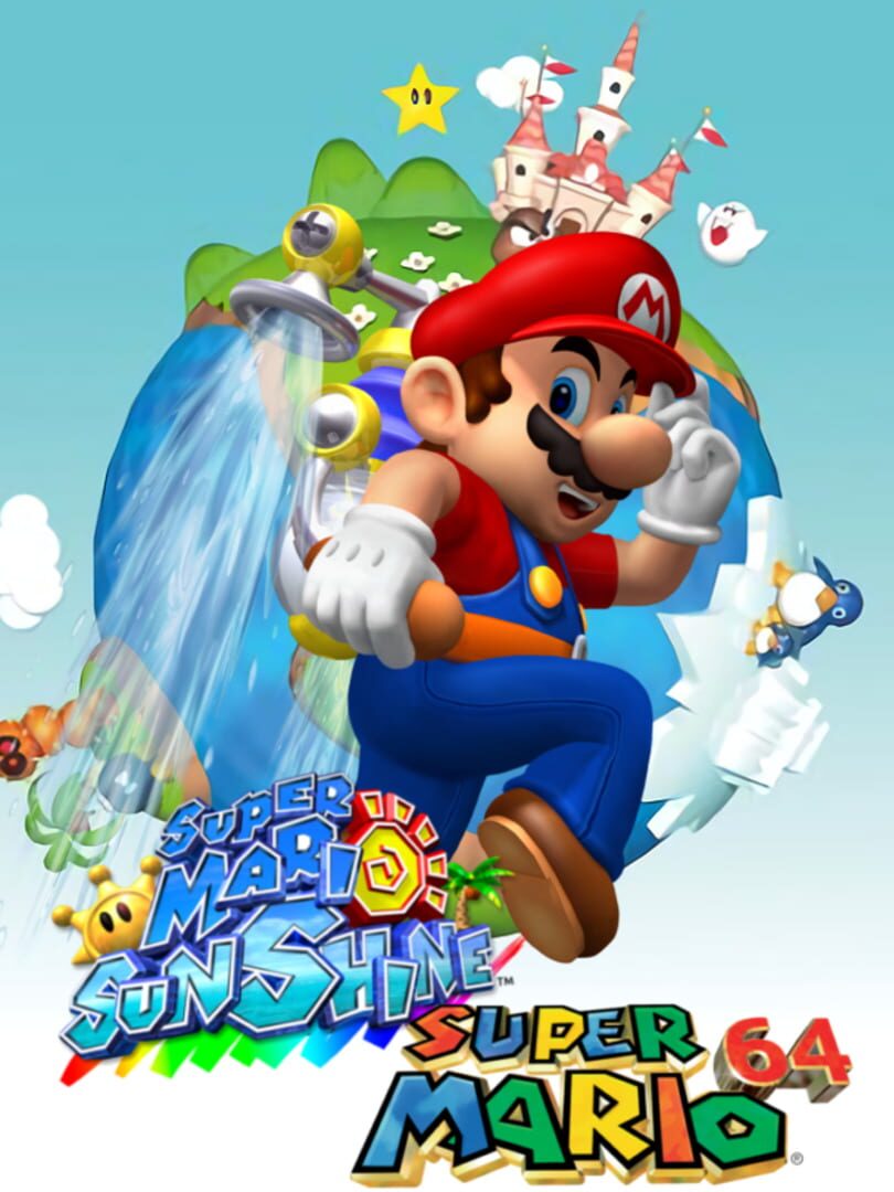 Super Mario Sunshine in Super Mario 64 (2018)