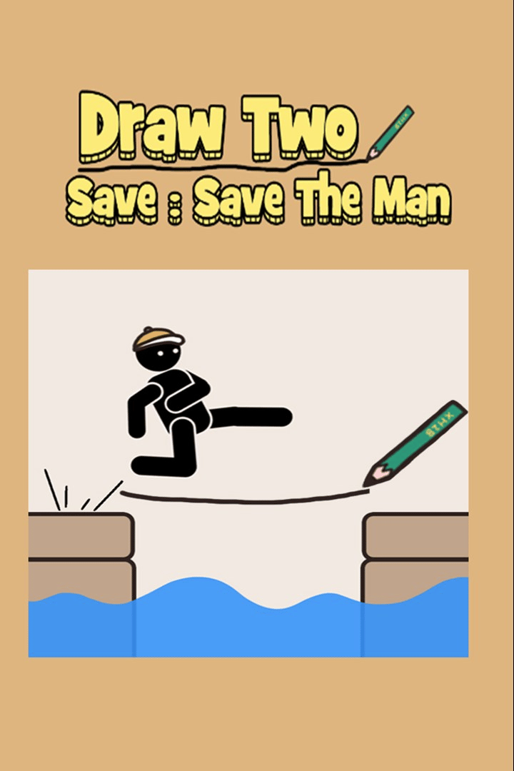 Draw Two Save: Save the man Cover