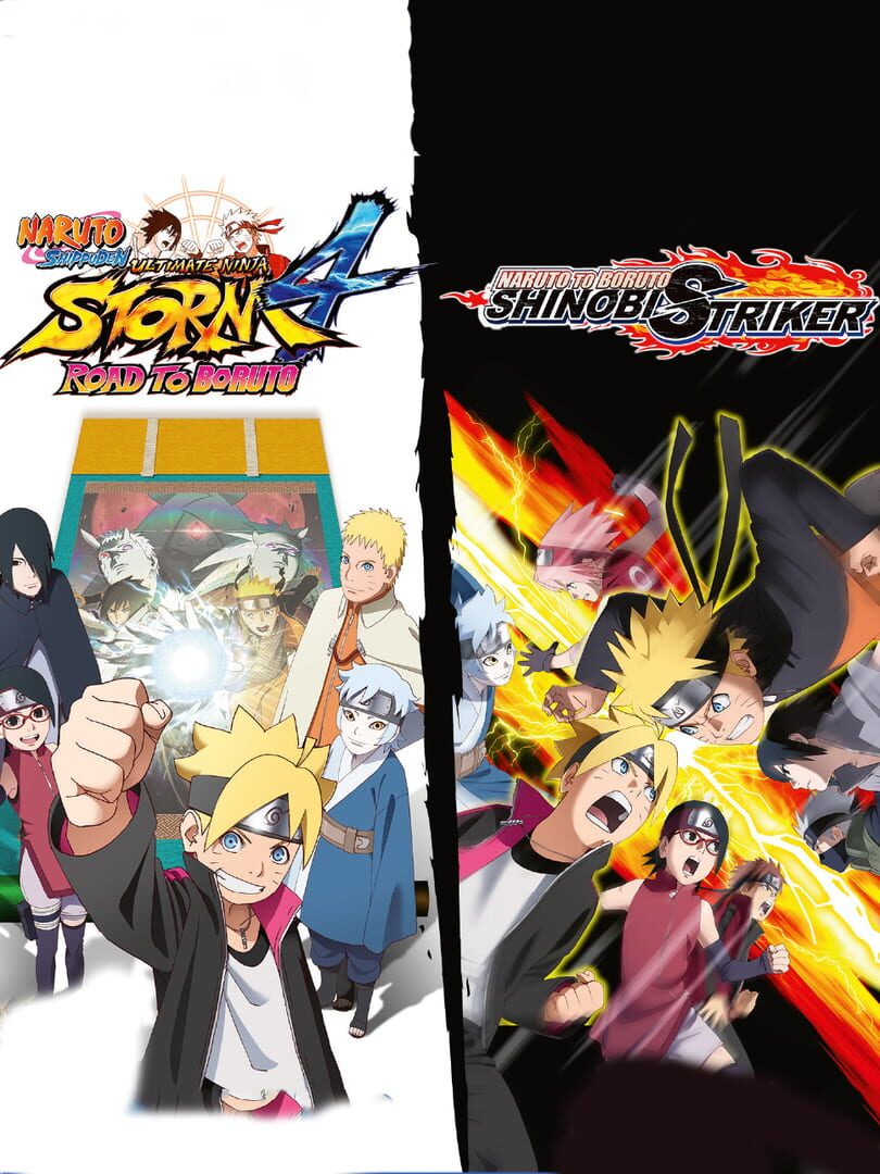 Naruto Shippuden: Ultimate Ninja Storm 4 - Road to Boruto + Naruto to Boruto: Shinobi Striker cover art