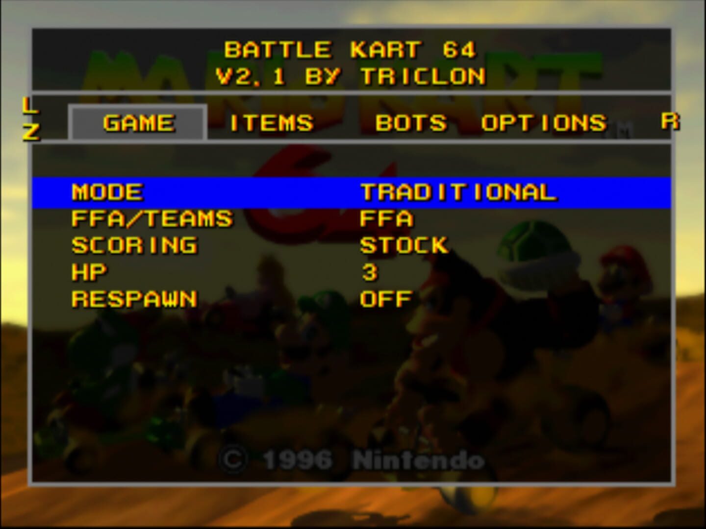 Battle Kart 64 (2022)