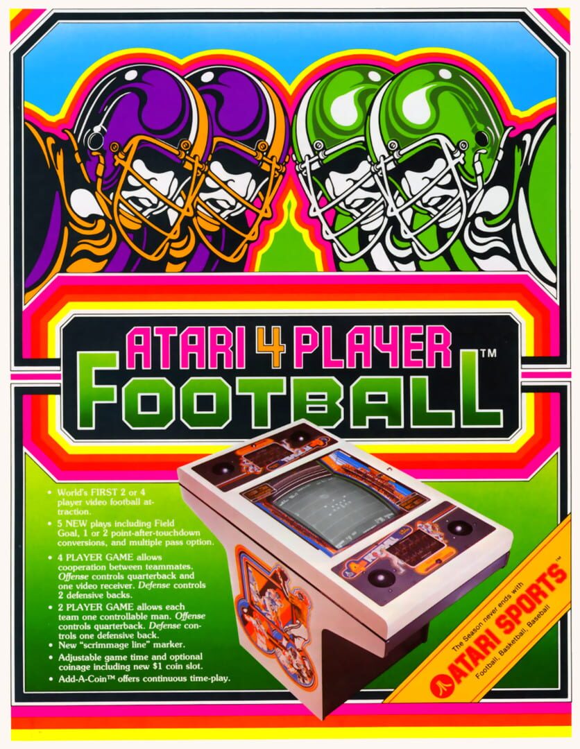Cover image of Atari 4 Player Football