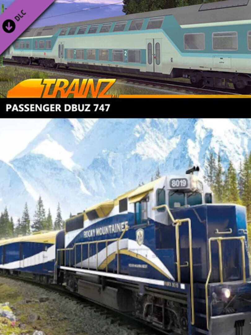 Trainz Railroad Simulator 2019: DBuz 747 Passenger Cars cover art