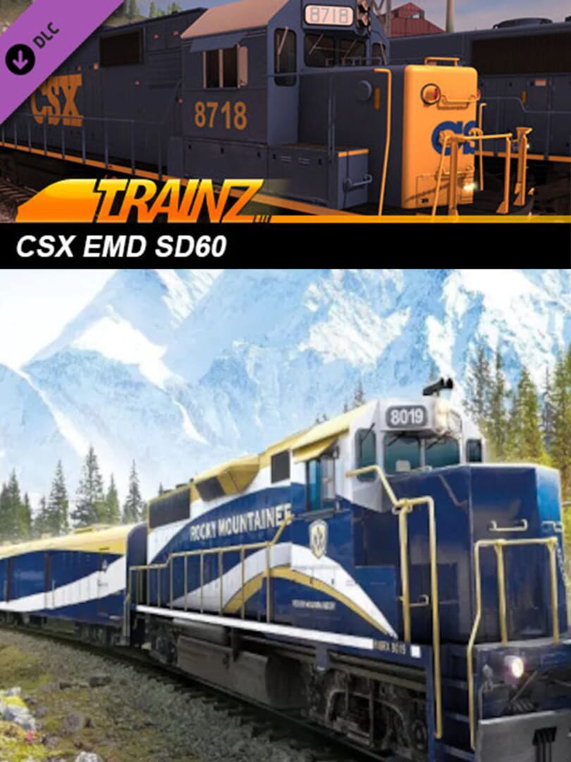 Trainz Railroad Simulator 2019: CSX EMD SD60 cover art