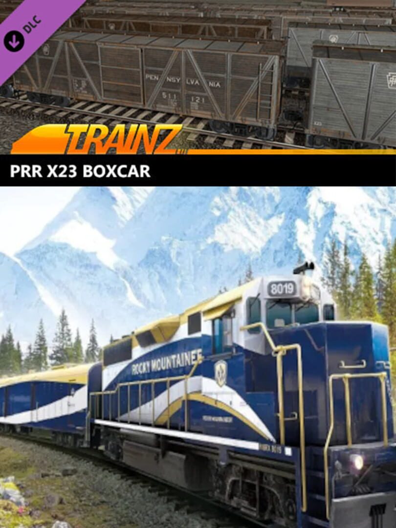Trainz Railroad Simulator 2019: PRR X23 Boxcar cover art