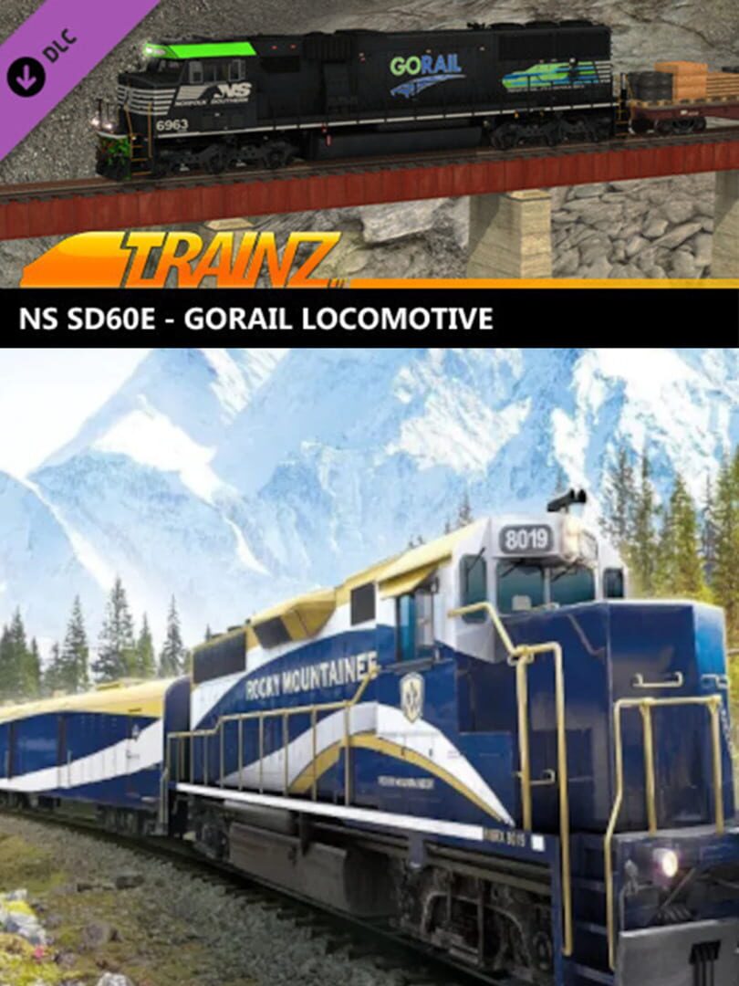 Trainz Railroad Simulator 2019: NS SD60E - 6963 GoRail cover art