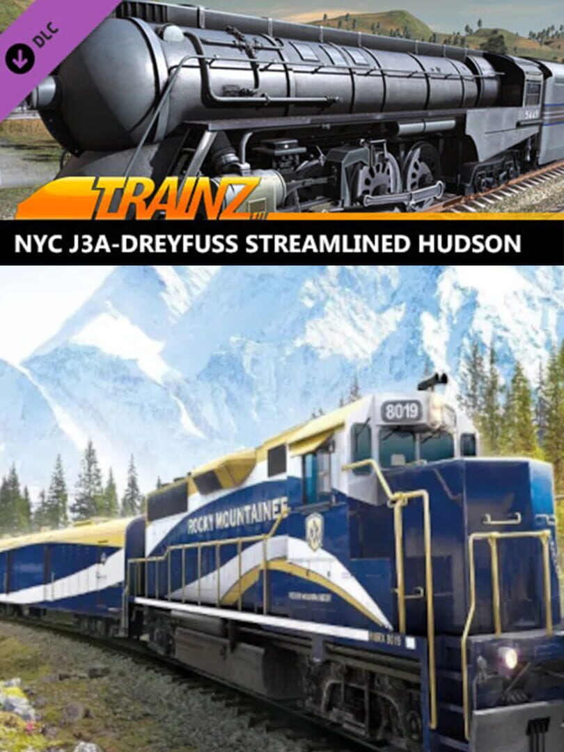 Trainz Railroad Simulator 2019: NYC J3a-Dreyfuss Streamlined Hudson cover art