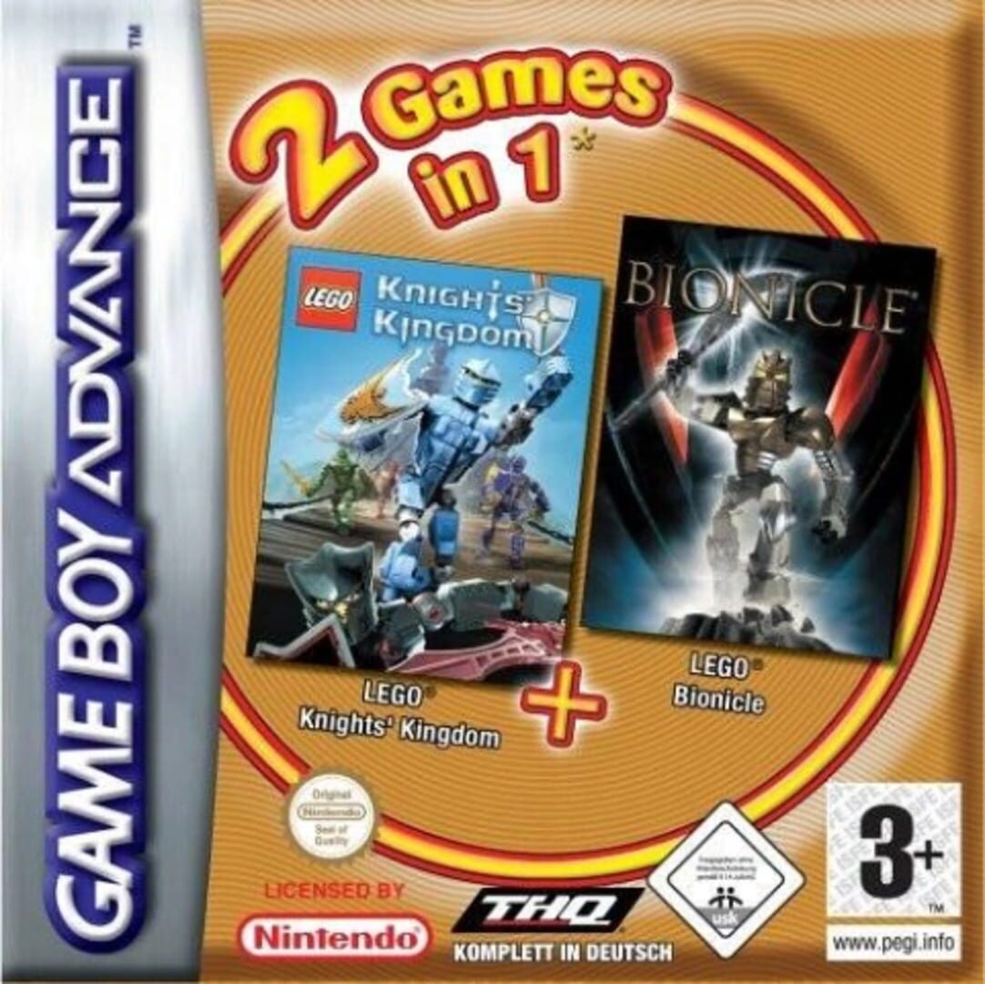 2 Games In 1: LEGO Knights' Kingdom + LEGO Bionicle