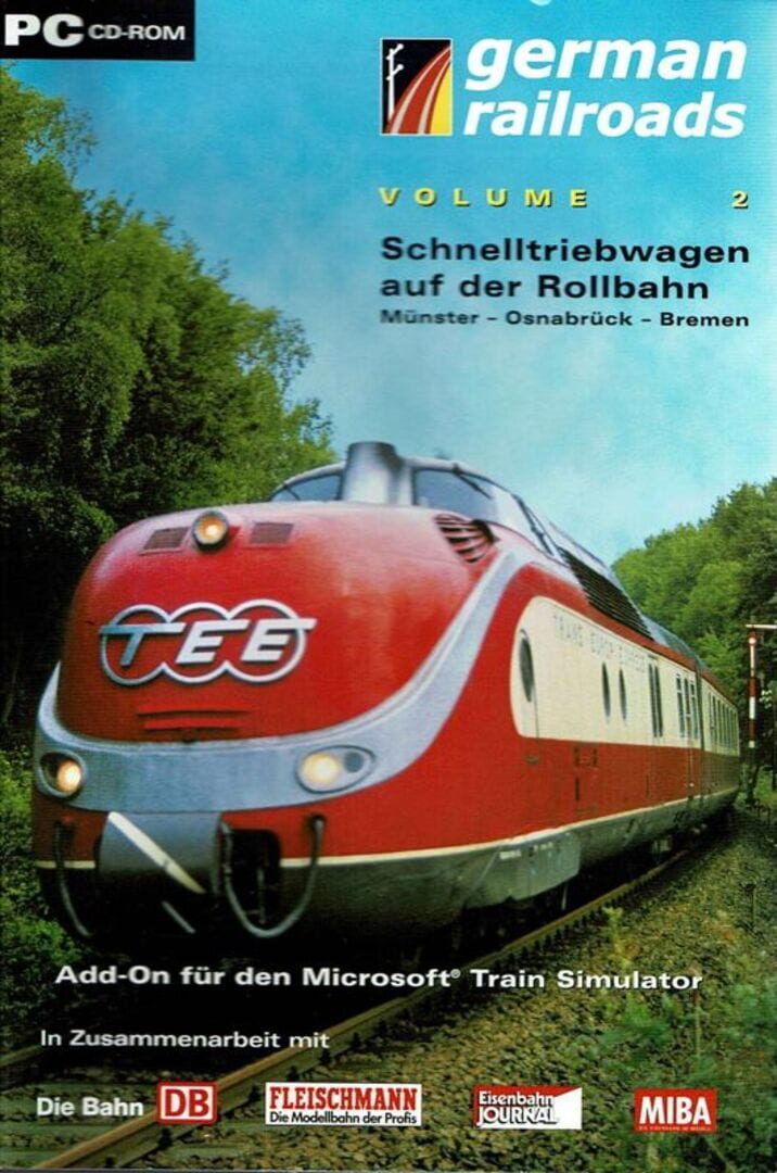 Microsoft Train Simulator: German Railroads Volume Two - Fast Railcars on the Runway cover art