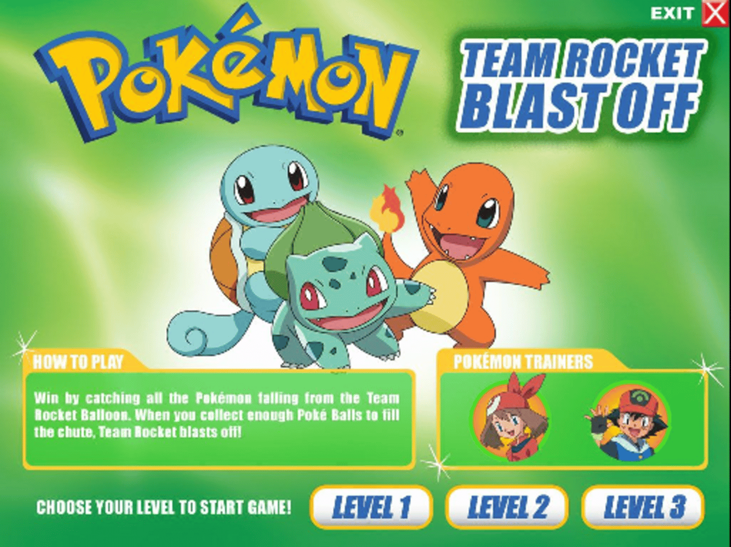 Pokémon Team Rocket Blast Off Cover