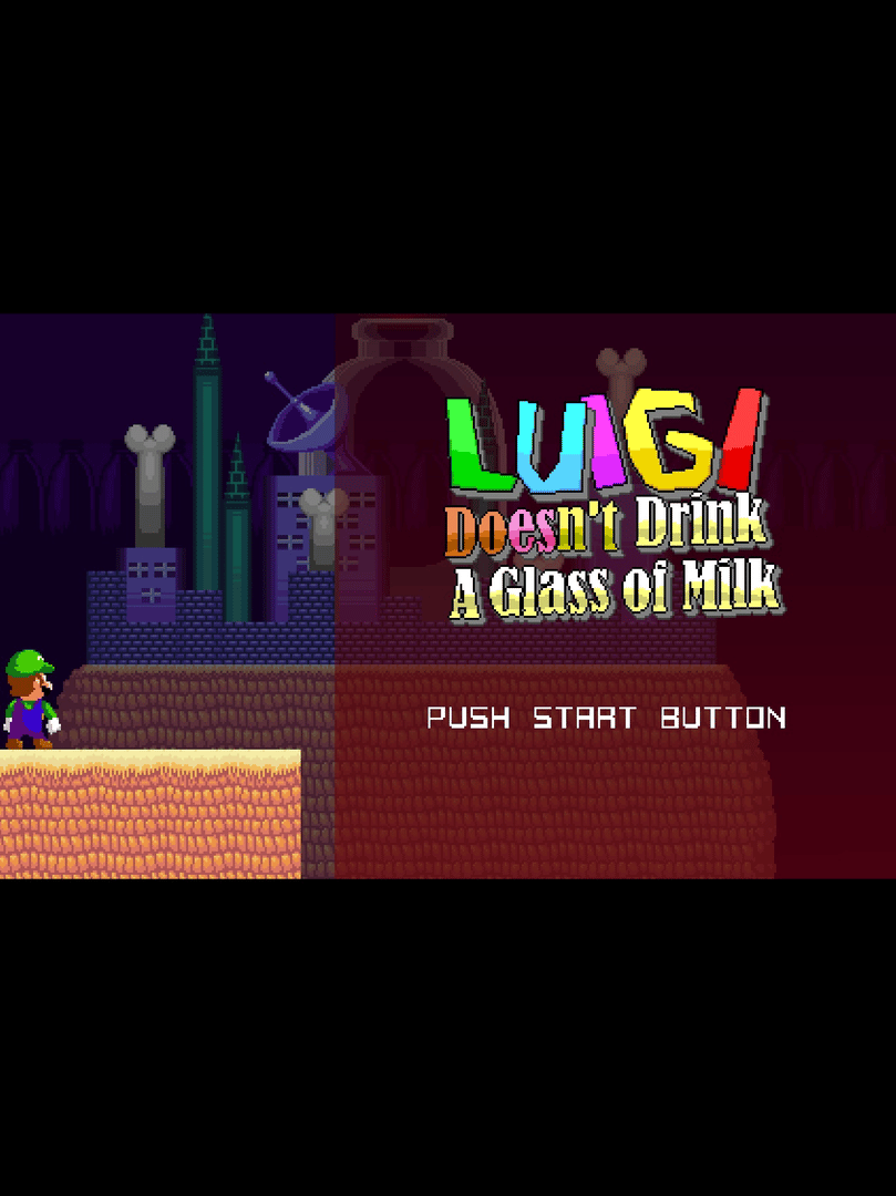 Luigi Doesn't Drink A Glass of Milk Cover