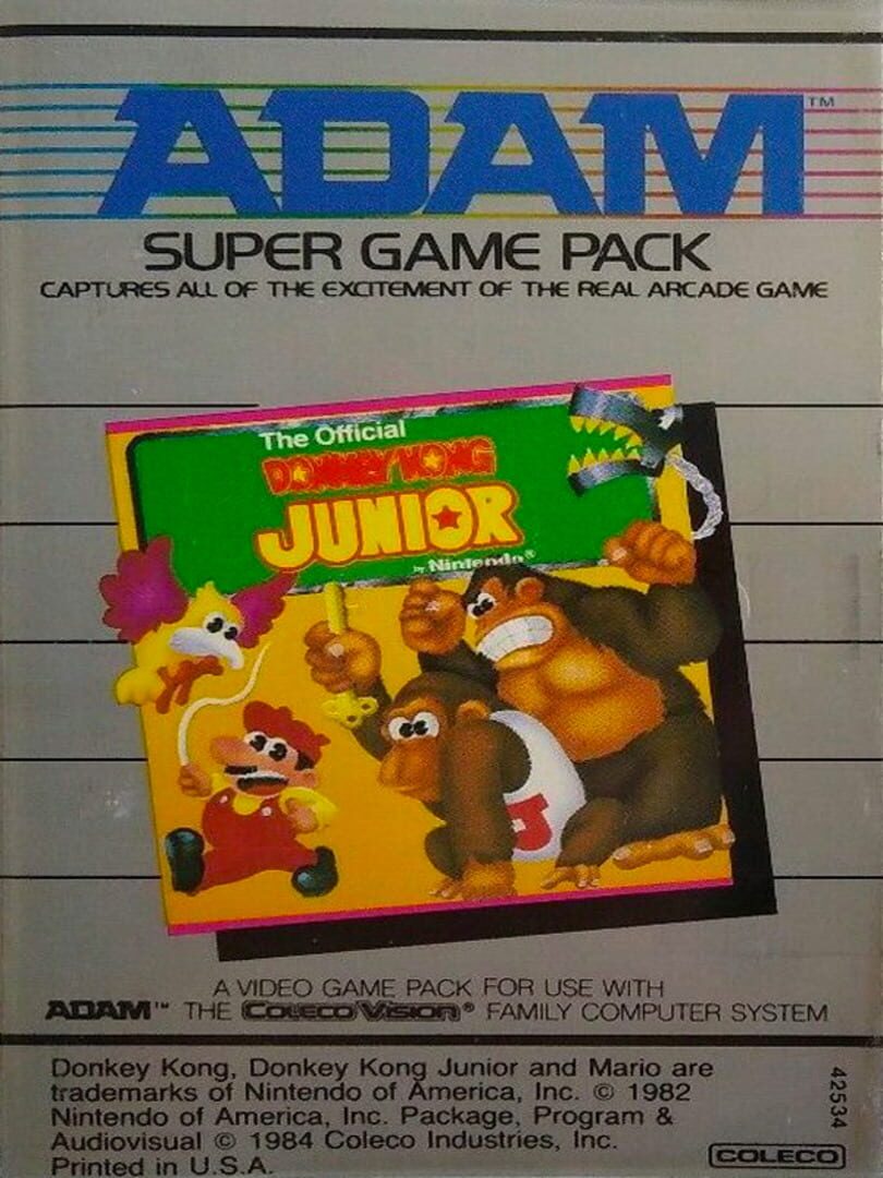 Donkey Kong Junior cover art