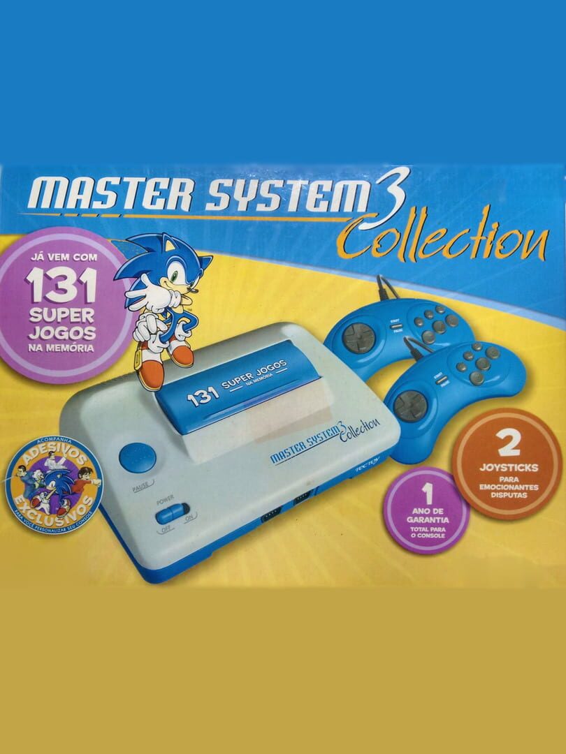 Cover image of Master System 3 Collection: 131 Super Jogos na Memória