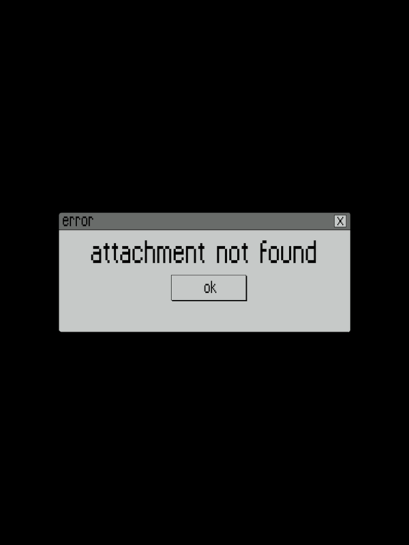 Attachment Not Found Cover