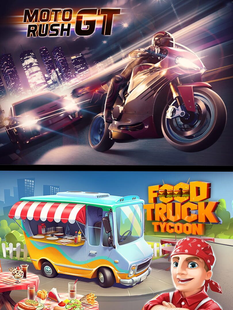 Imagem de Moto Rush GT + Food Truck Tycoon - New Games Release