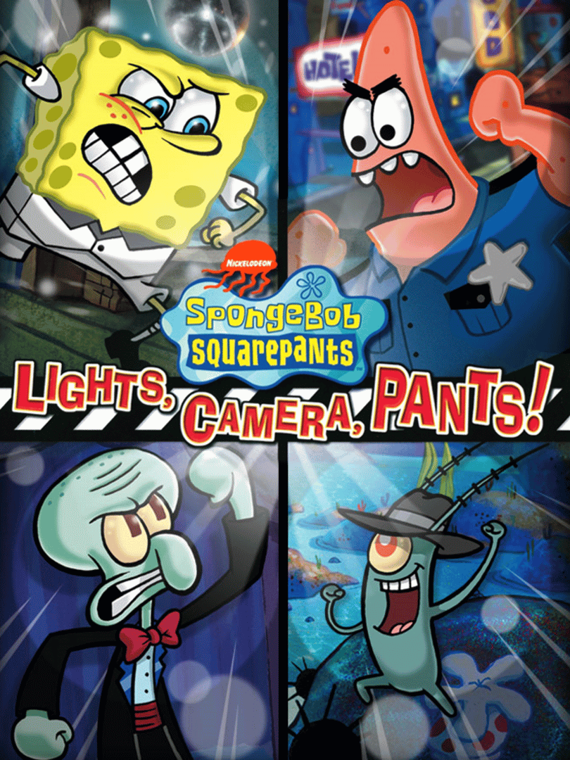 SpongeBob SquarePants: Lights, Camera, Pants! Cover