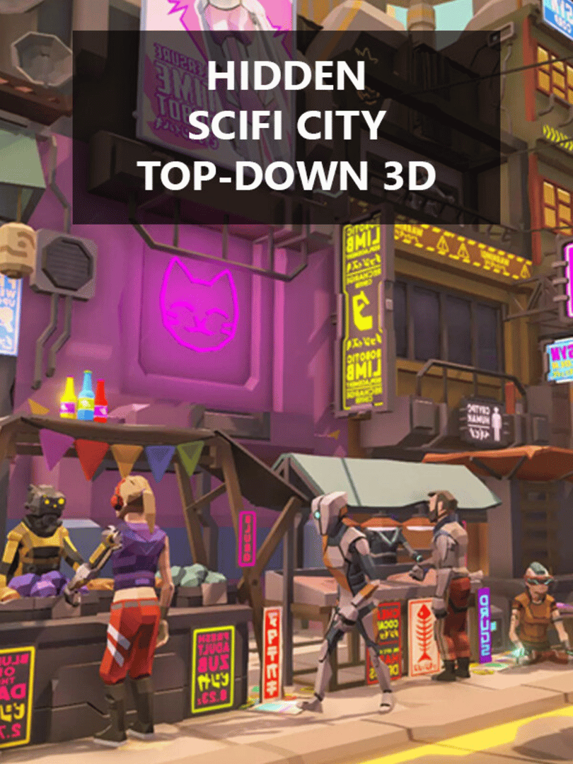 Hidden SciFi City Top-Down 3D Cover