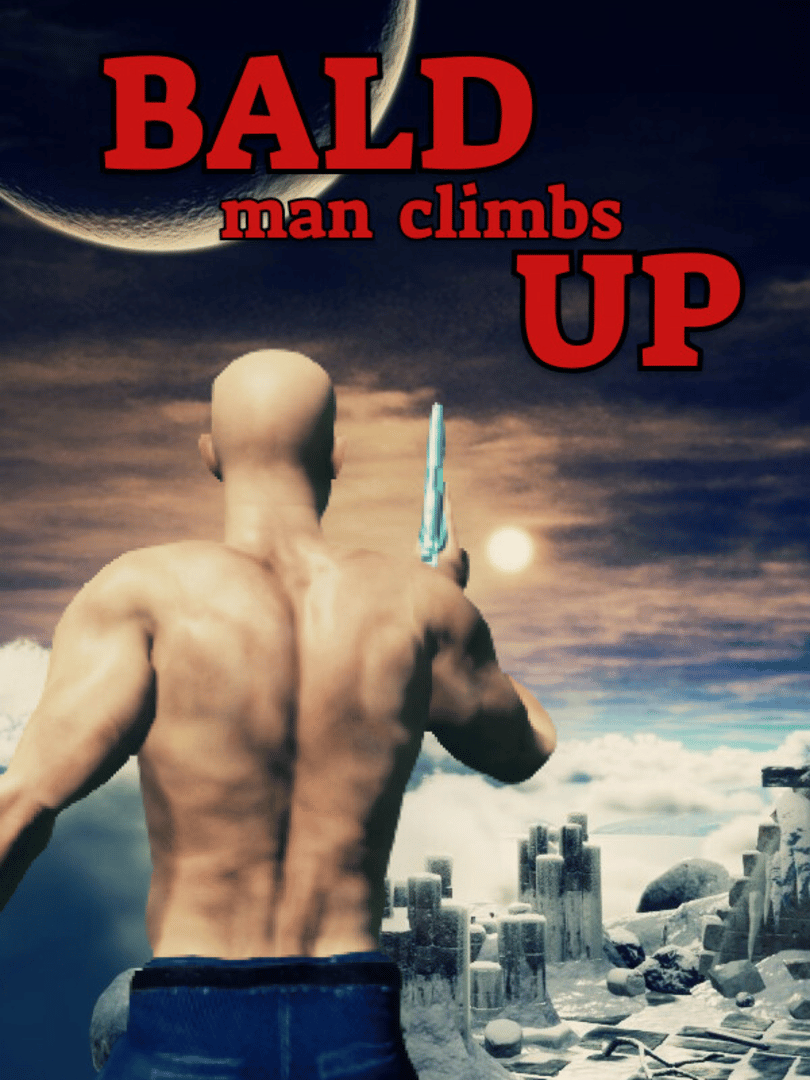 Bald Man Climbs Up Cover