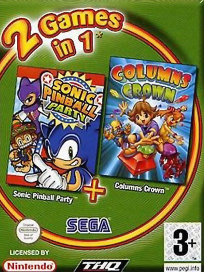 2 Games In 1: Sonic Pinball Party + Columns Crown cover art