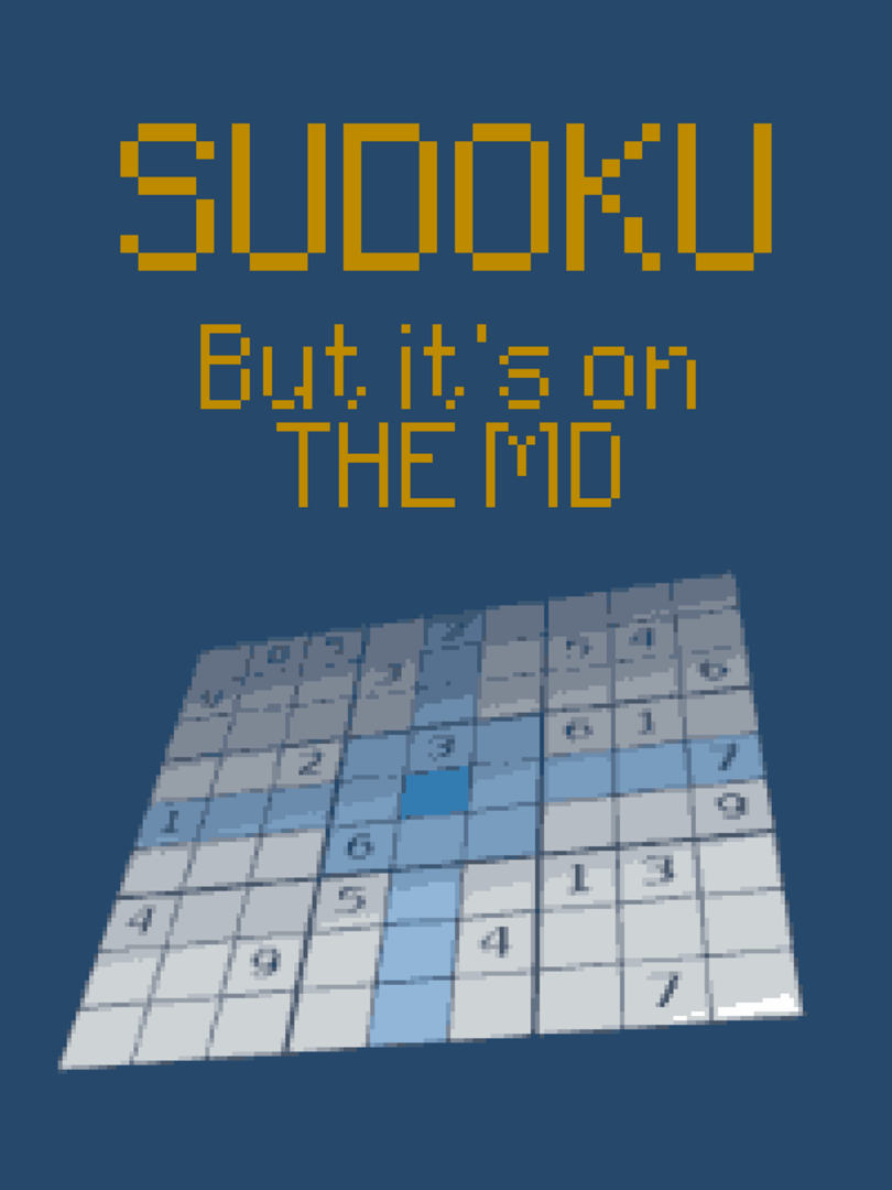 Sudoku but it's on the MD Cover