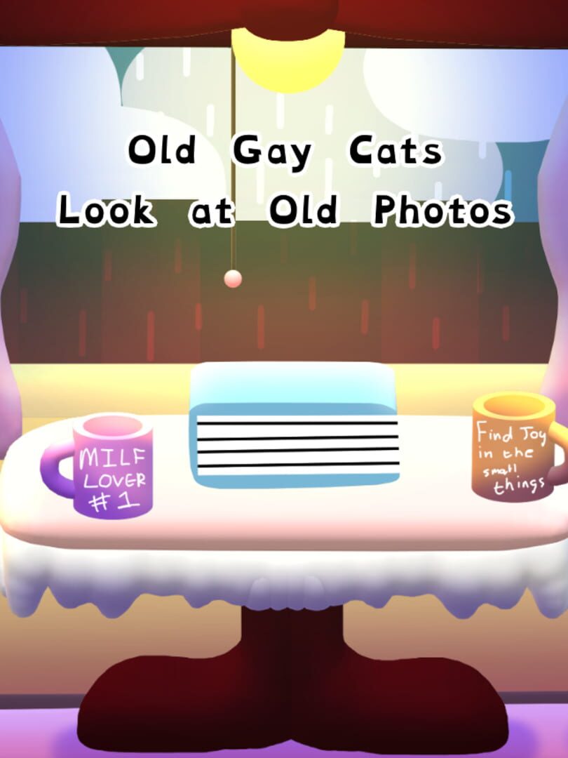 Old Gay Cats Look at Old Photos (2023)