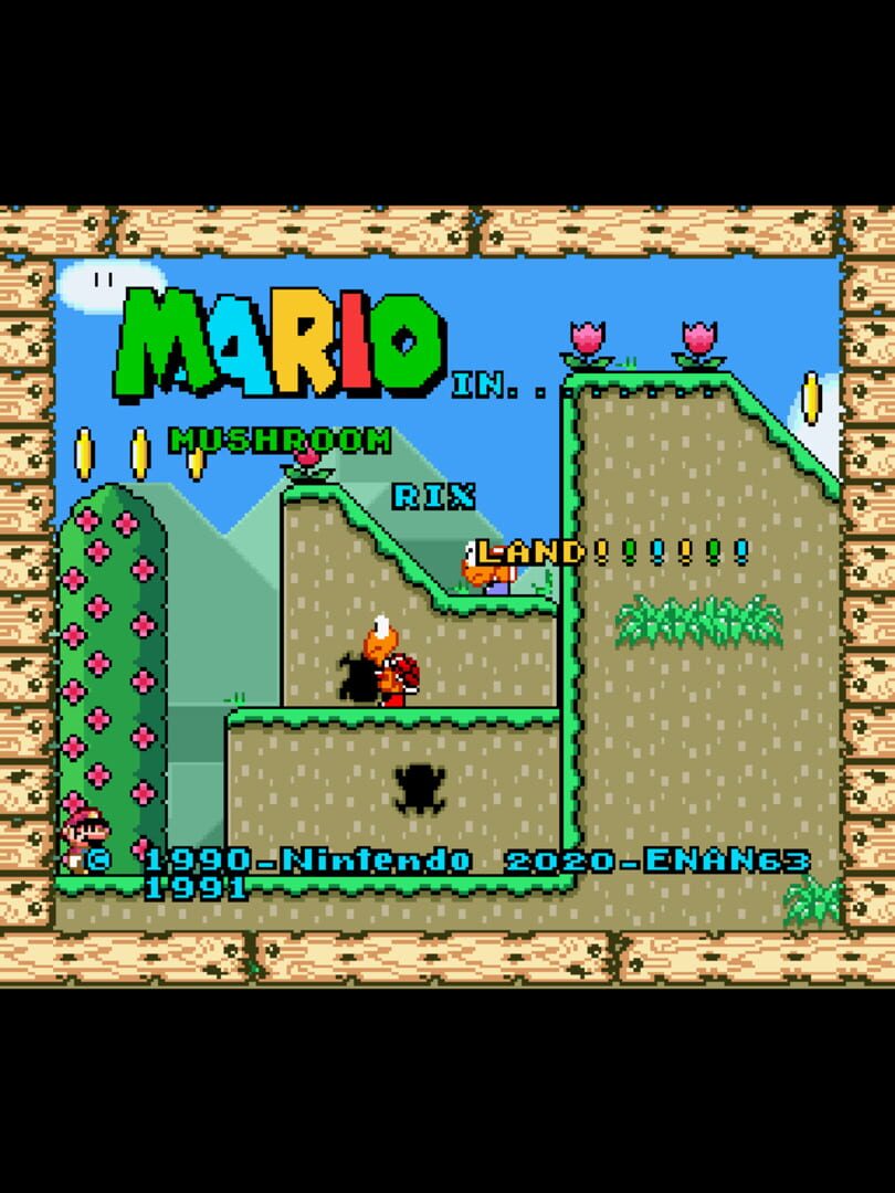 Mario In Mushroom Rix Land