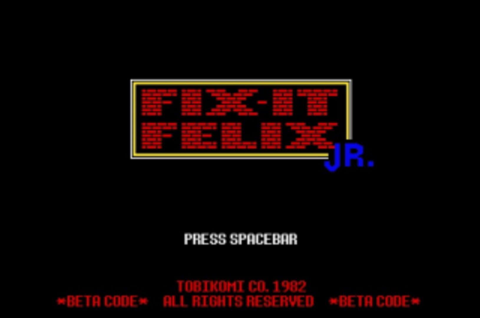 Fix-it Felix Jr. cover art