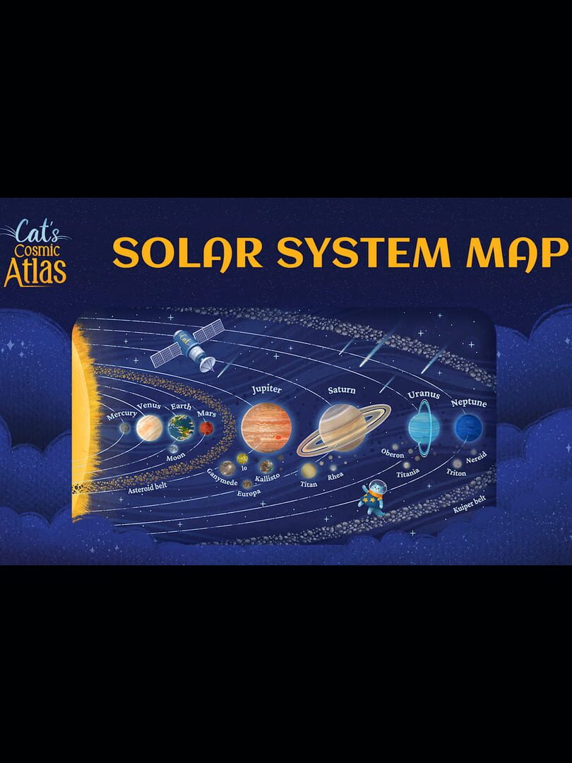Cat's Cosmic Atlas: Solar System Map cover art