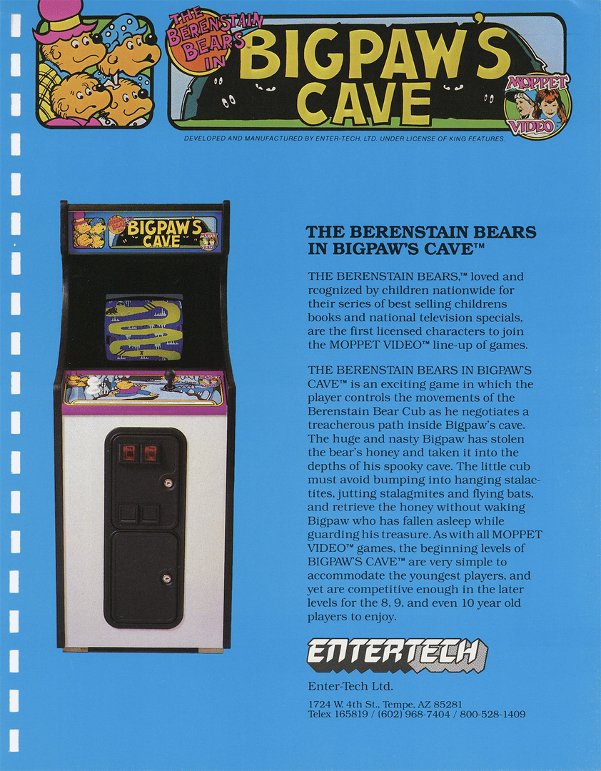 Berenstain Bears in Big Paw's Cave Cover
