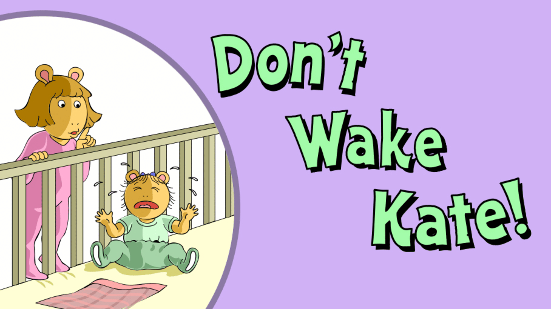 Don't Wake Kate! Cover