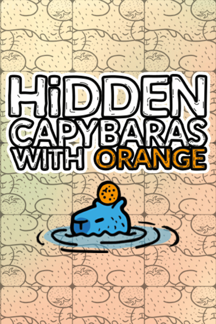 Hidden Capybaras with Orange Cover