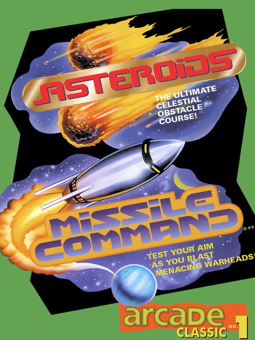 Arcade Classic No. 1: Asteroids / Missile Command cover art