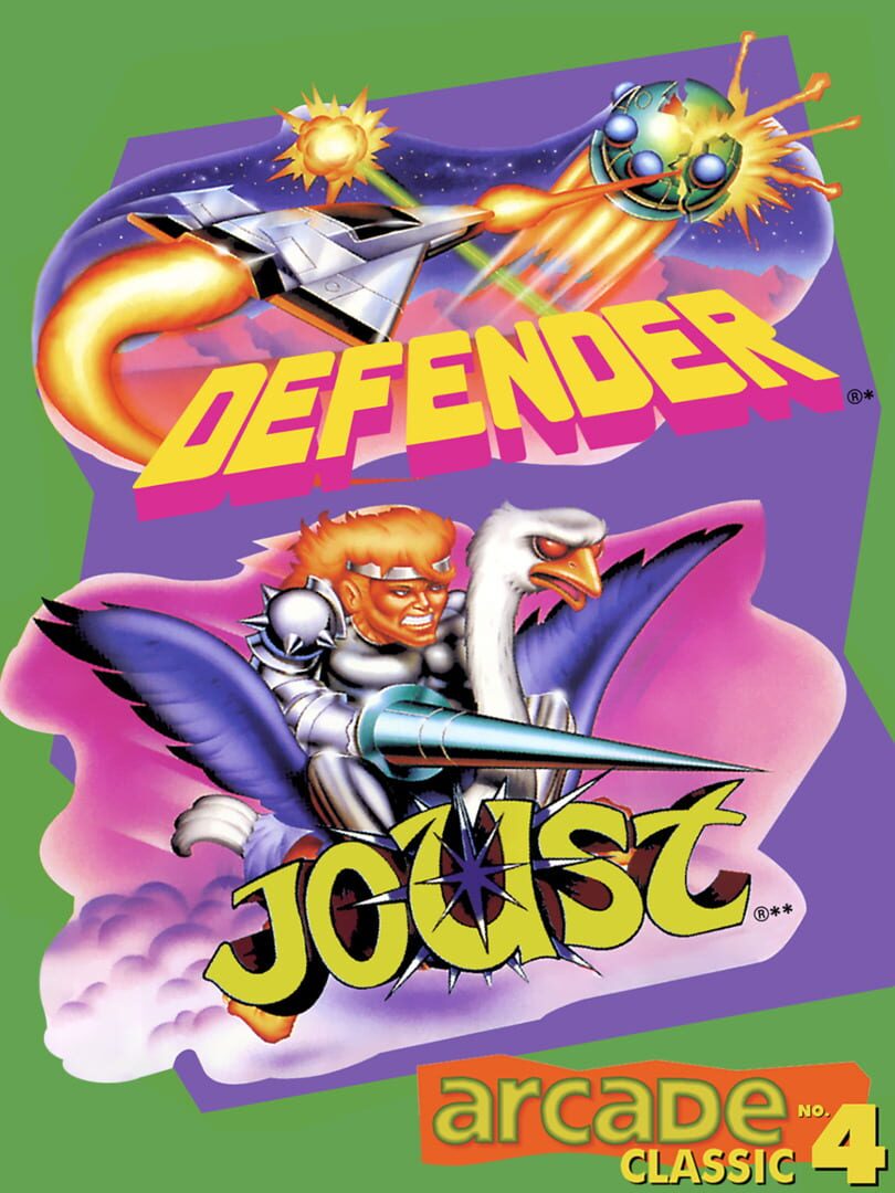Arcade Classic No. 4: Defender / Joust cover art