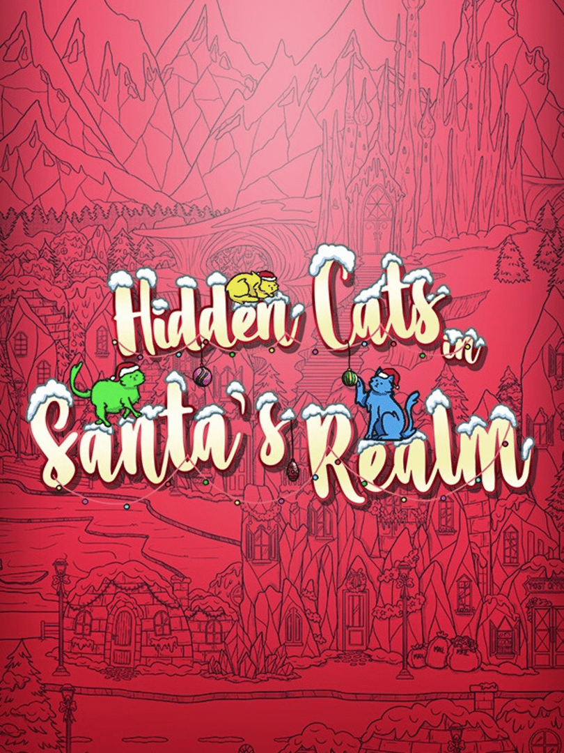 Hidden Cats in Santa's Realm Cover