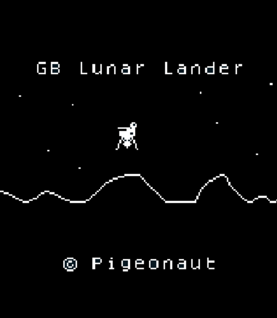 GB Lunar Lander Cover