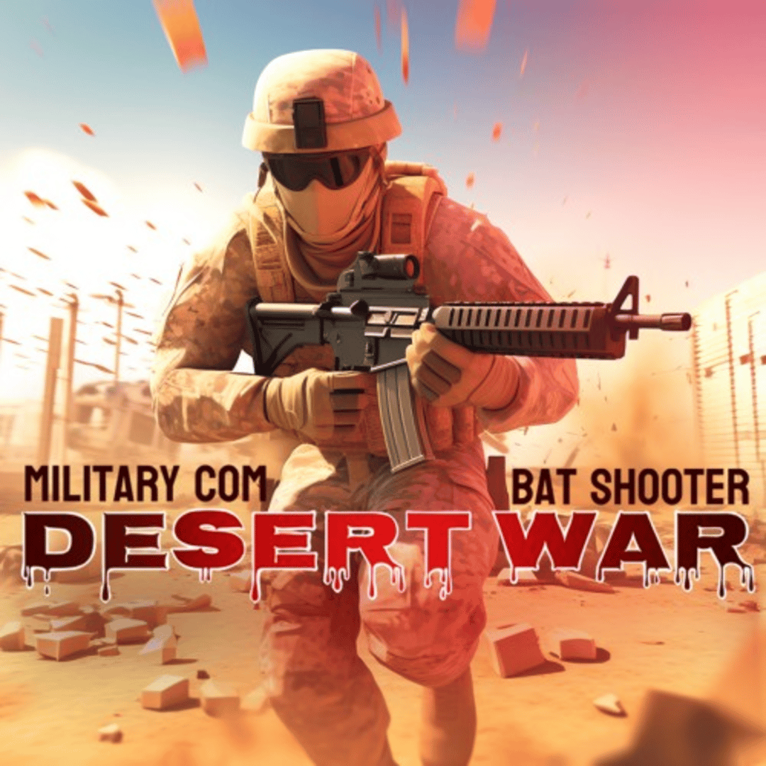 Military Combat Shooter Desert War Cover