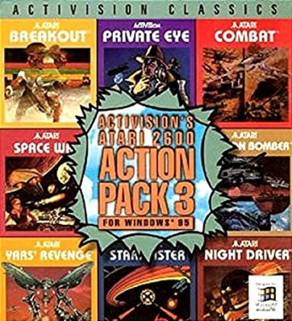 Activision's Atari 2600 Action Pack 3 cover art