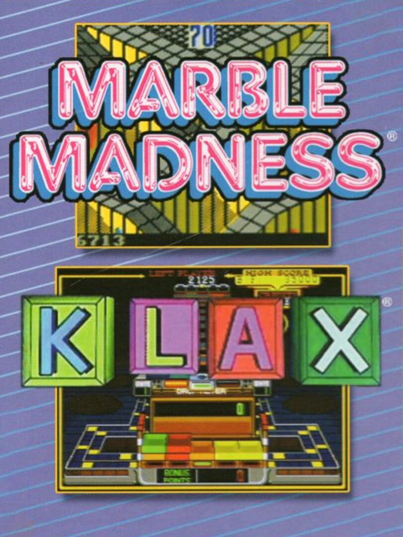 Marble Madness / Klax cover art