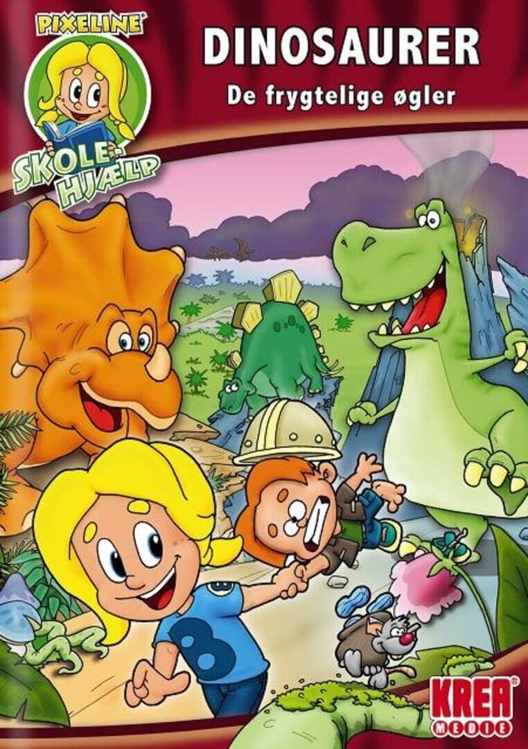 Cover image of Pixeline Skolehjælp: Dinosaurer – De Frygtelige Øgler