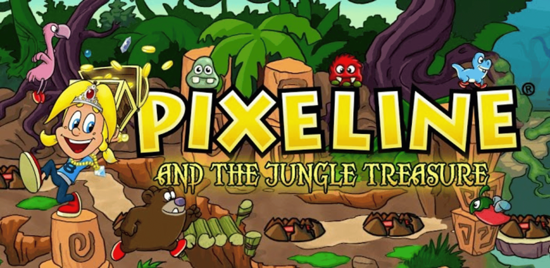 Pixeline and the Jungle Treasure Cover