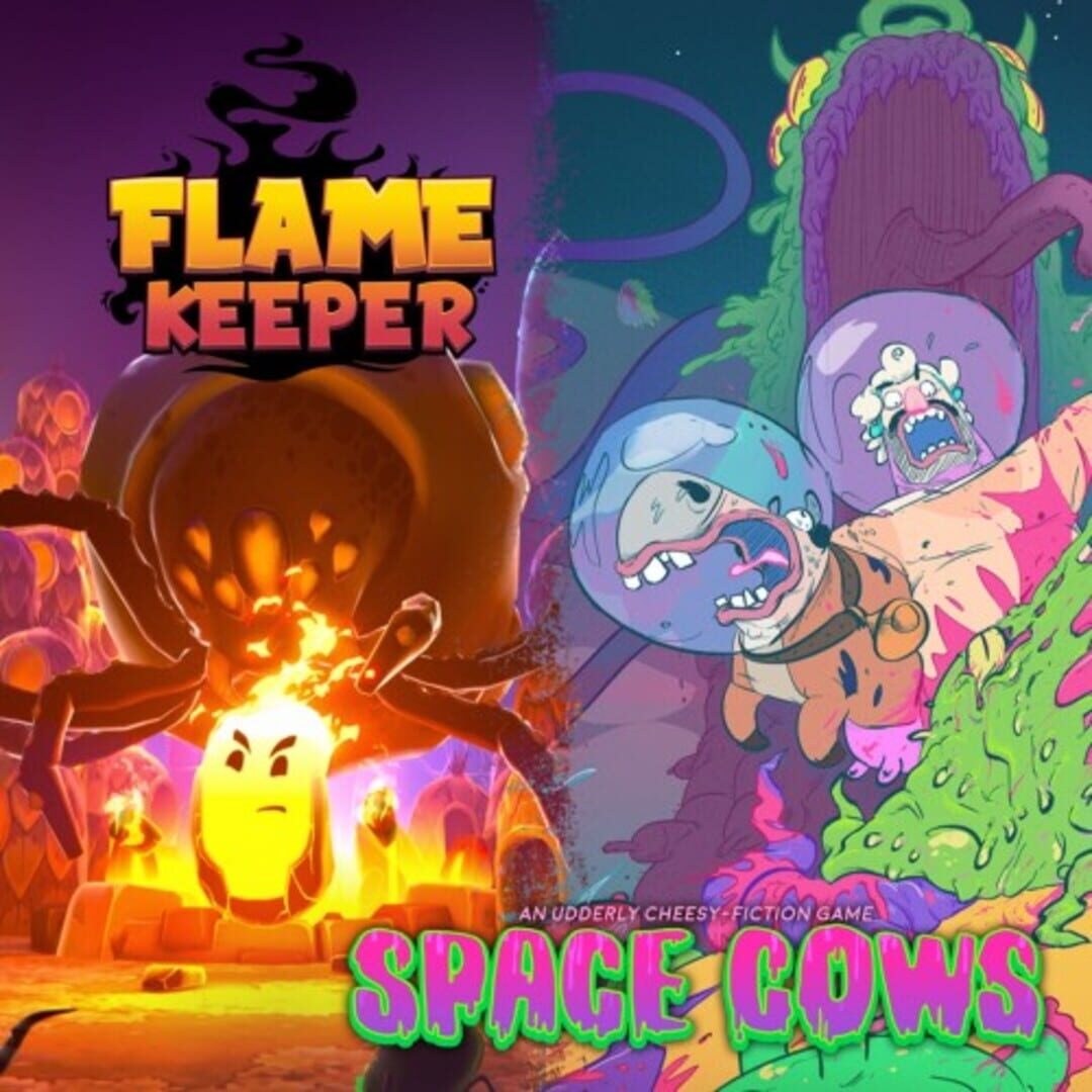Flame Keeper + Space Cows cover art