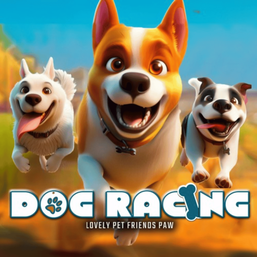 Dog Racing: Lovely Pet Friends Paw Cover