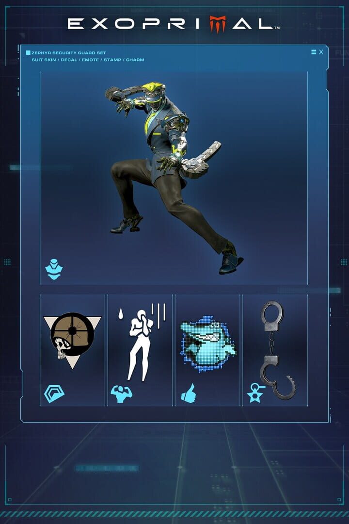 Exoprimal: Zephyr Security Guard Set