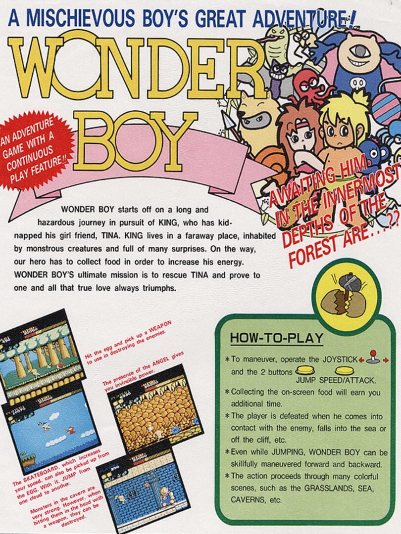 Wonder Boy cover art