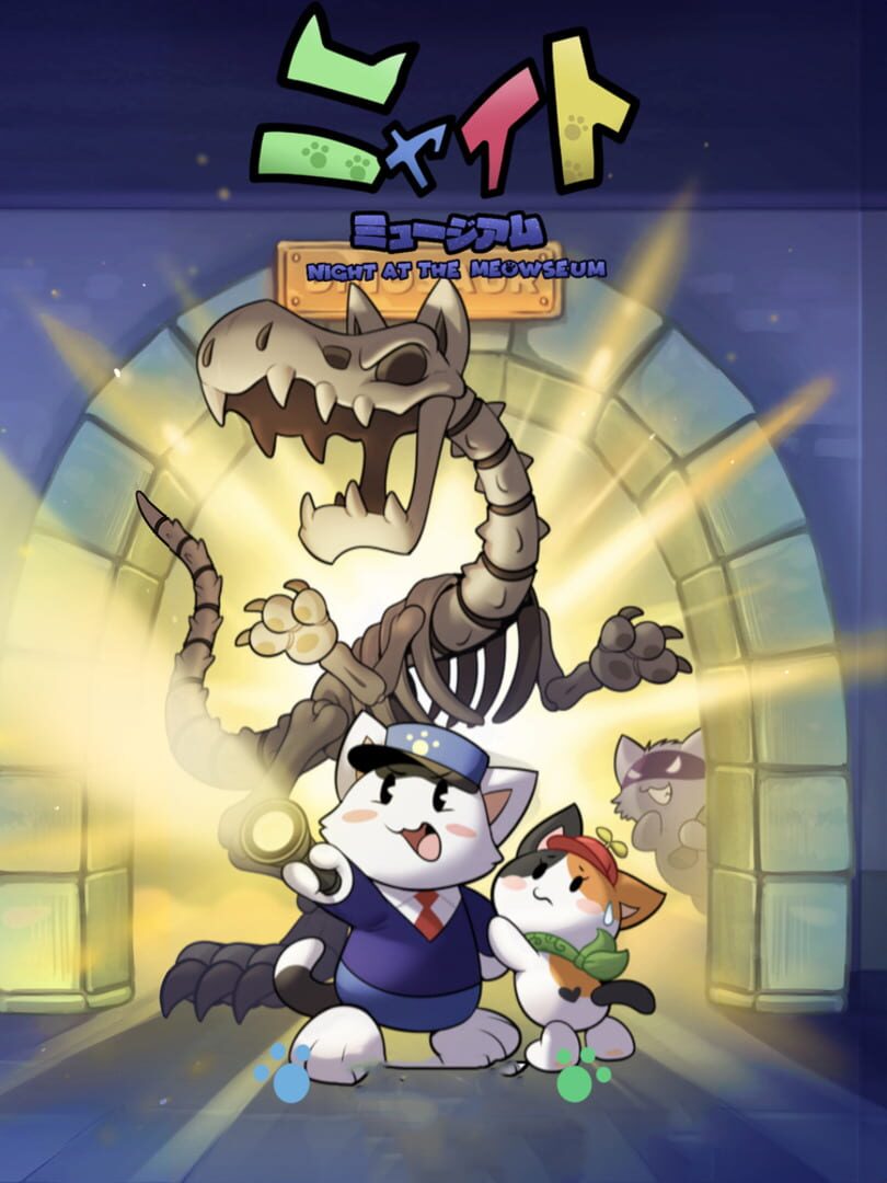 Cover image of night at the meowseum