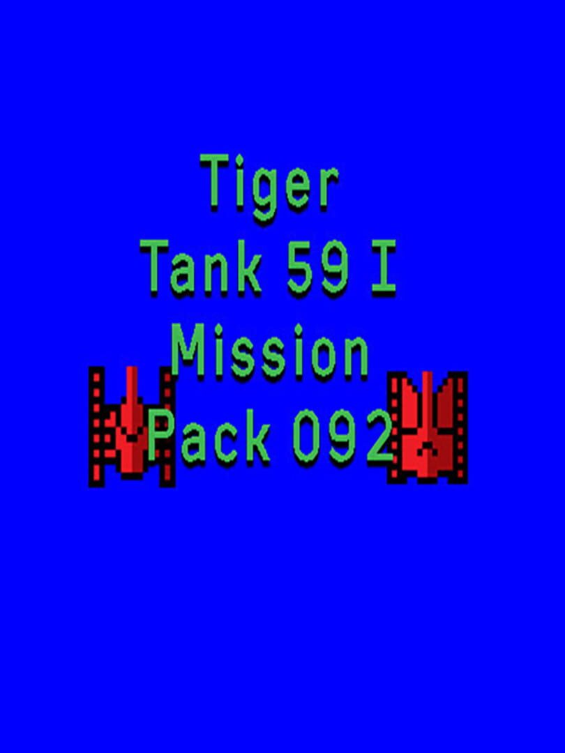 Tiger Tank 59 I: Mission Pack 092 cover art