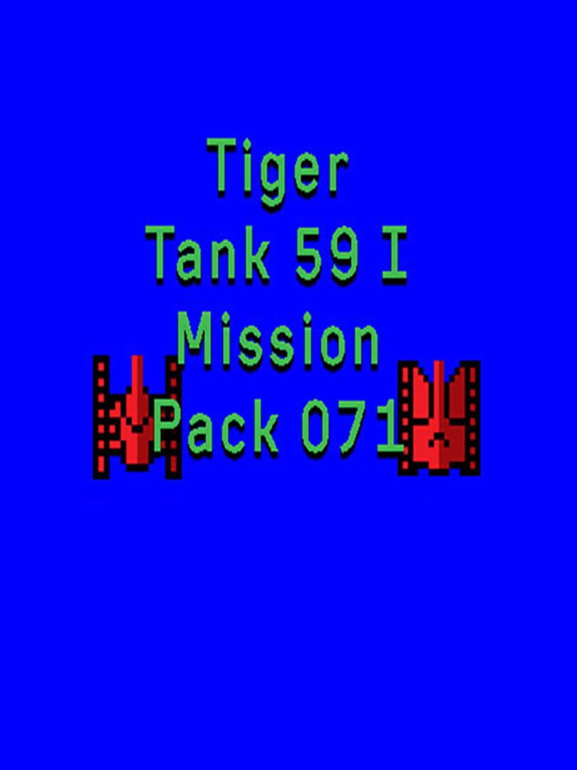 Tiger Tank 59 I: Mission Pack 071 cover art