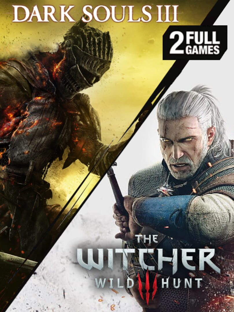 The Witcher 3: Wild Hunt + Dark Souls III cover art