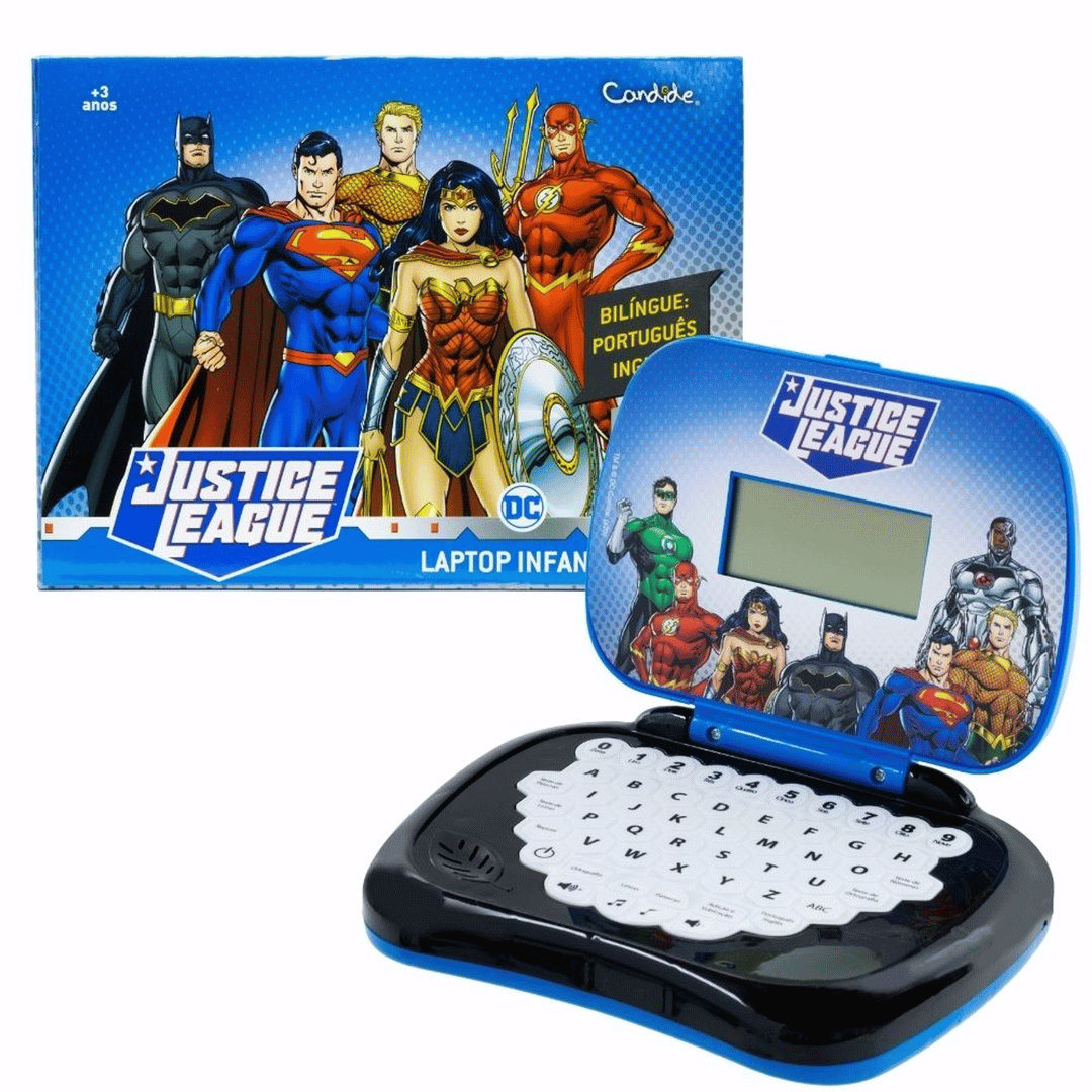 Justice League: Laptop Infantil Cover