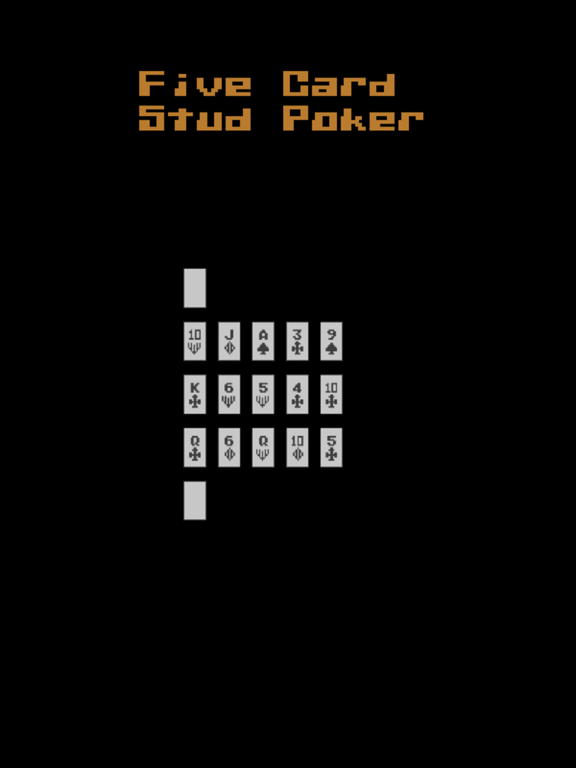 Five Card Stud Poker Cover