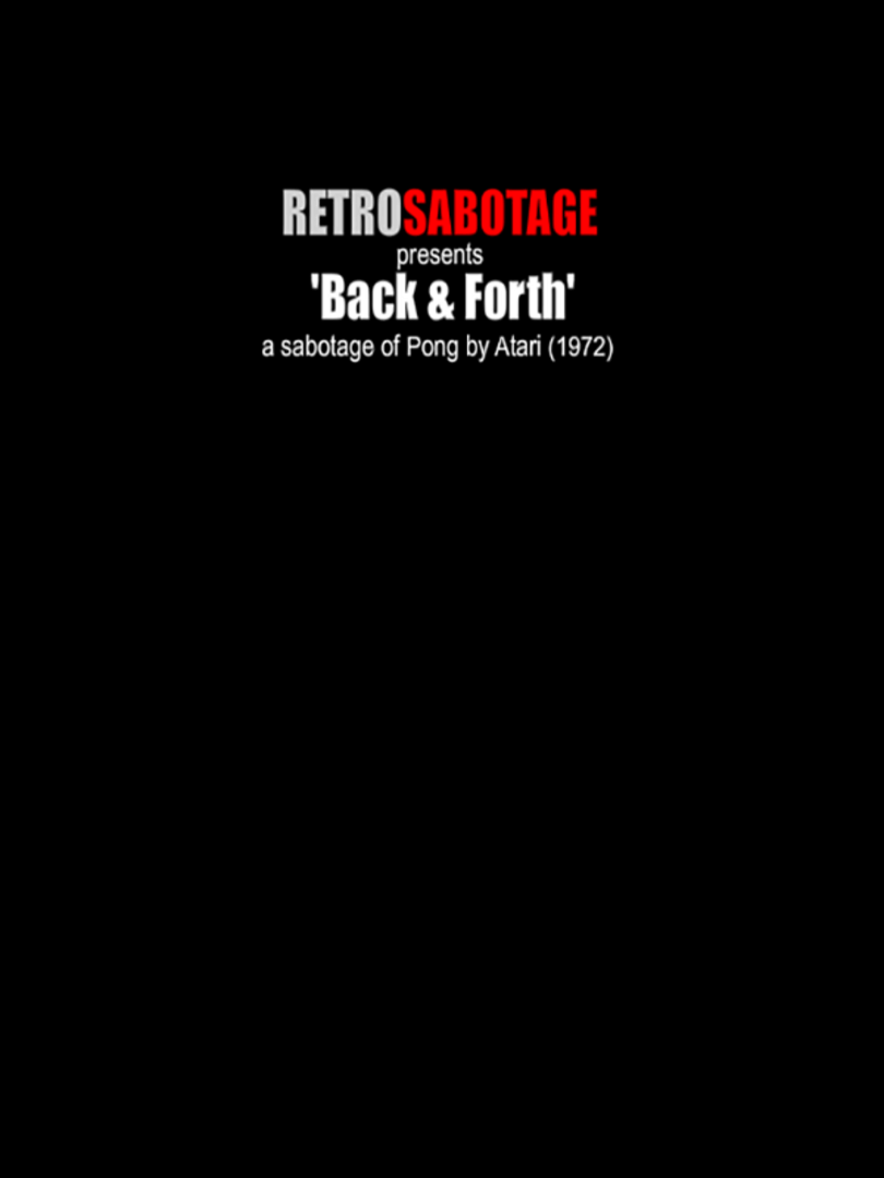 Back & Forth Cover